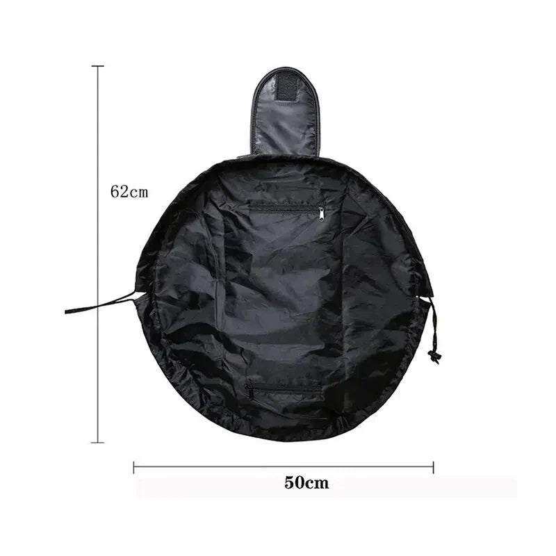 BowLift | GlamFold Cosmetic Bag | Spacious bag with drawstring for stylish and practical use in black