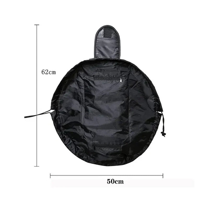BowLift | GlamFold Cosmetic Bag | Spacious bag with drawstring for stylish and practical use in black