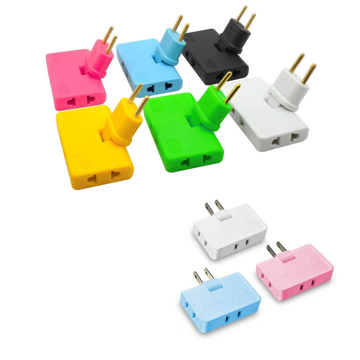 BowLift | Foldable Tri-Plug Anywhere Charge Adapter