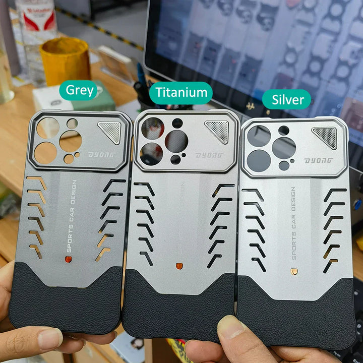 Aluminum Alloy iPhone Case with 1.5 mm Matte Finish and Raised Edges
