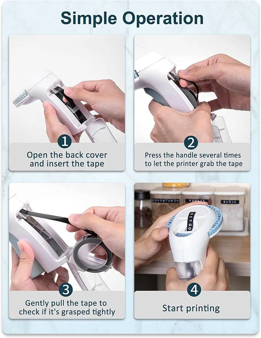 BowLift | Portable Manual Label Printer
