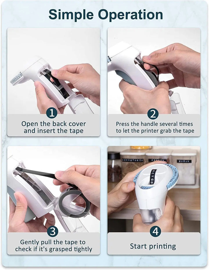 BowLift | Portable Manual Label Printer