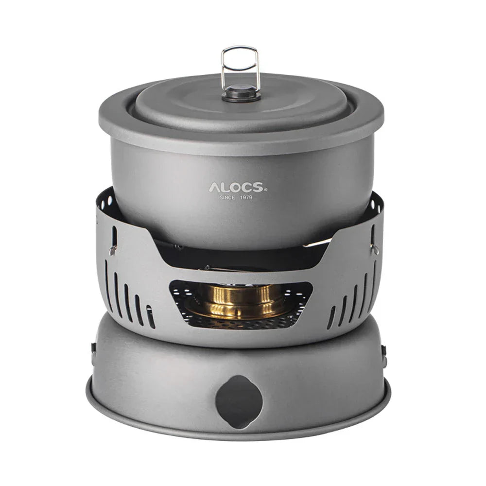 BowLift | Portable Outdoor Cookware Set – Lightweight Camping Cooking Gear with Windshield
