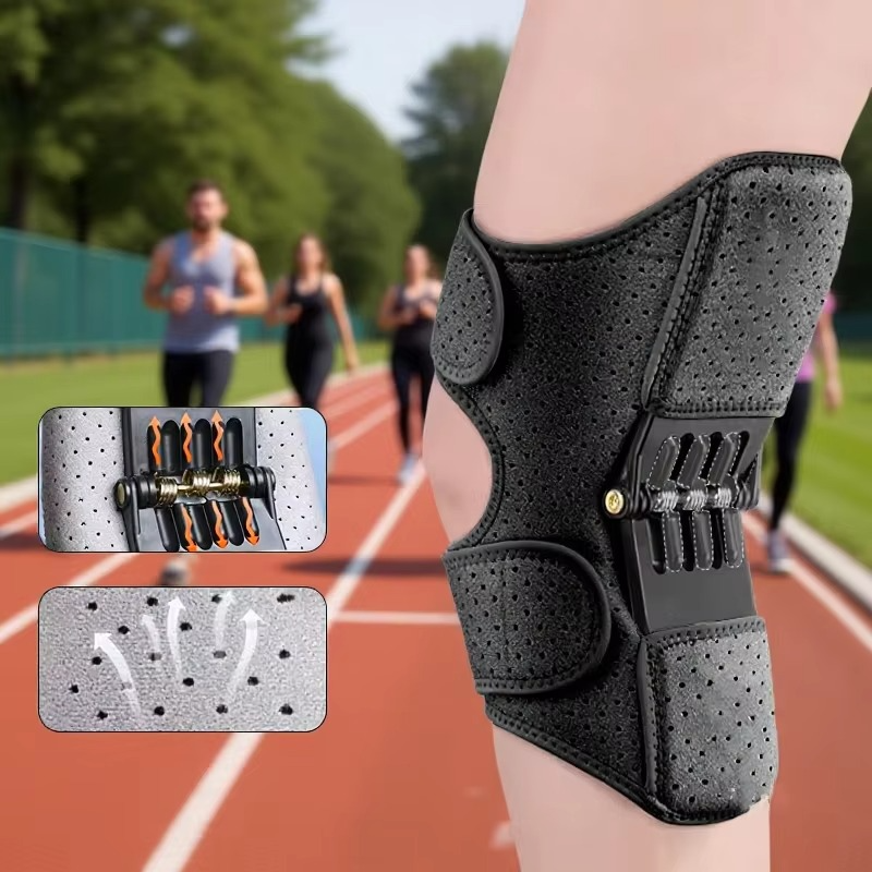 BowLift | Adjustable Knee Support Brace with Power Rebound Springs for Joint Relief and Stability