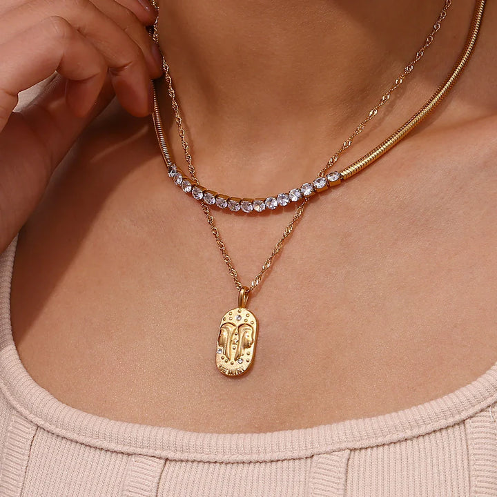 BowLift | Dainty Zodiac Tarot Inspired Necklace