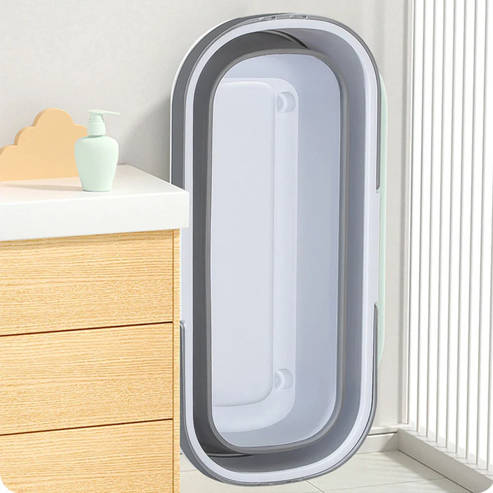 BowLift | Foldora Foldable Rectangular Wash Basin | Portable Bucket with Large Capacity | For Camping, Household & Travel