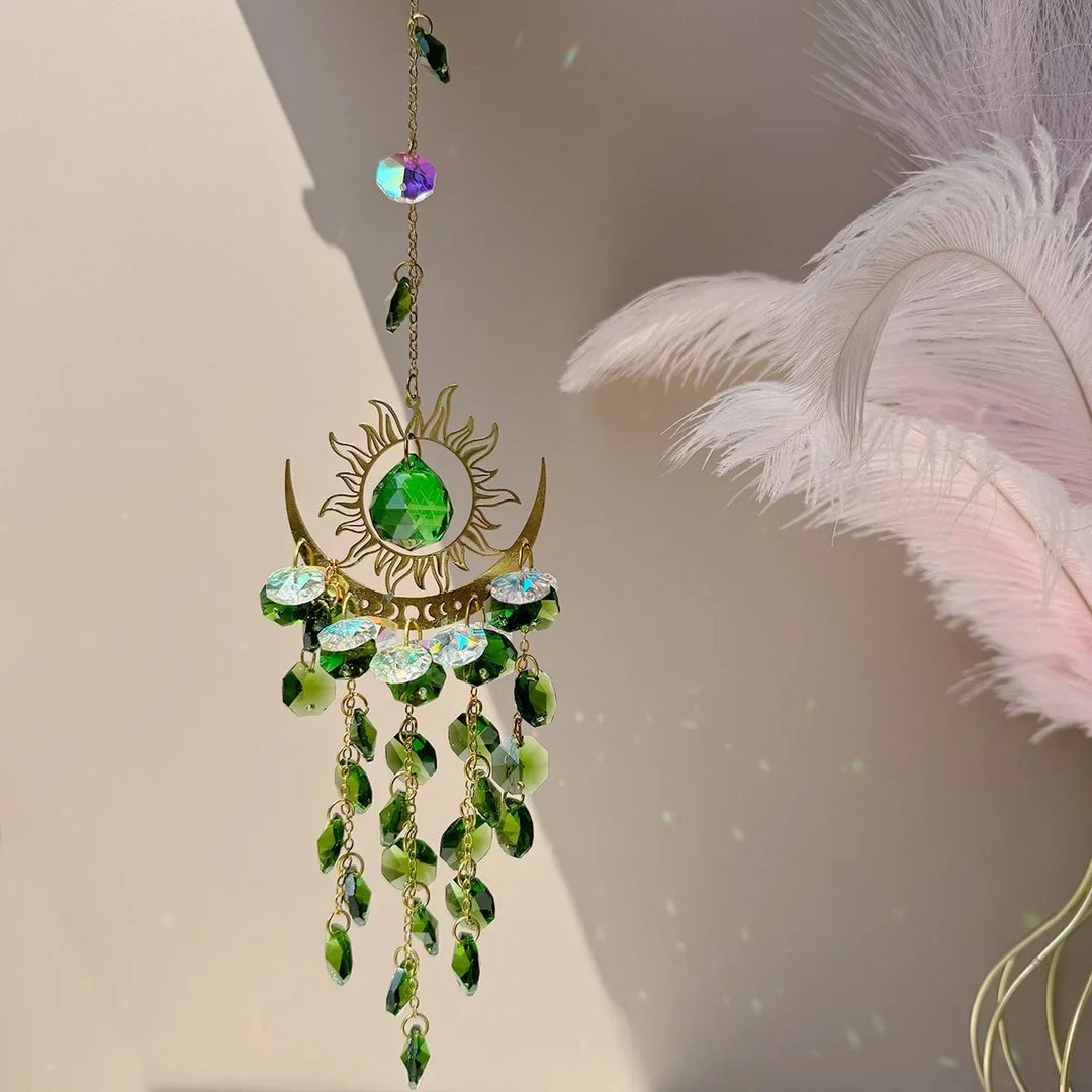 BowLift | Radiant Moonlit Quartz Prism Suncatcher