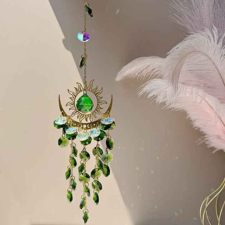 BowLift | Radiant Moonlit Quartz Prism Suncatcher