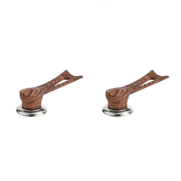 BowLift | Replacement handle for pot lid – wood design with stainless steel base
