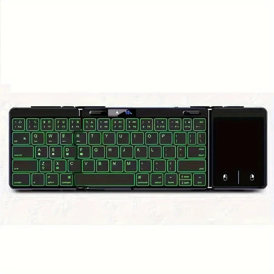 BowLift | Foldable RGB Wireless Built-in Touchpad Backlit Travel Keyboard