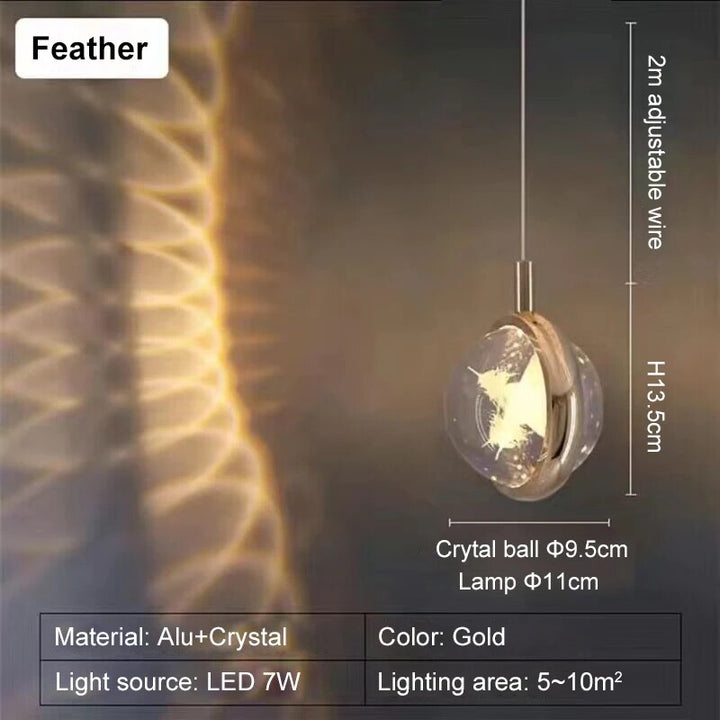 BowLift | Romantic Crystal Rotating Mood LED Lights