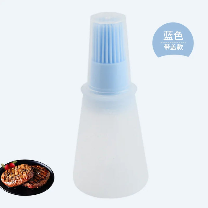 BowLift | OilMaster Silicone Oil Bottle | With Brush & Dispenser | Leak-proof & Reusable