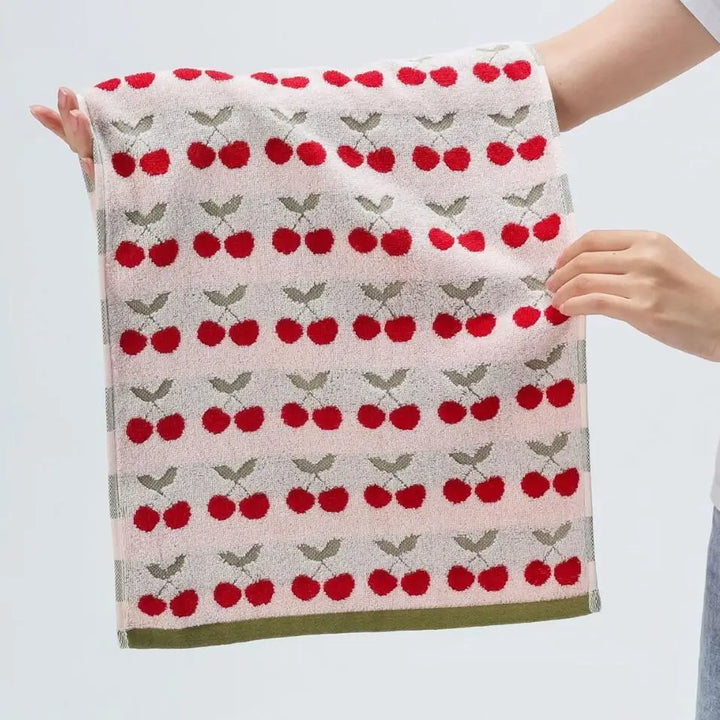 Cherry Cotton Towel | Bowlift