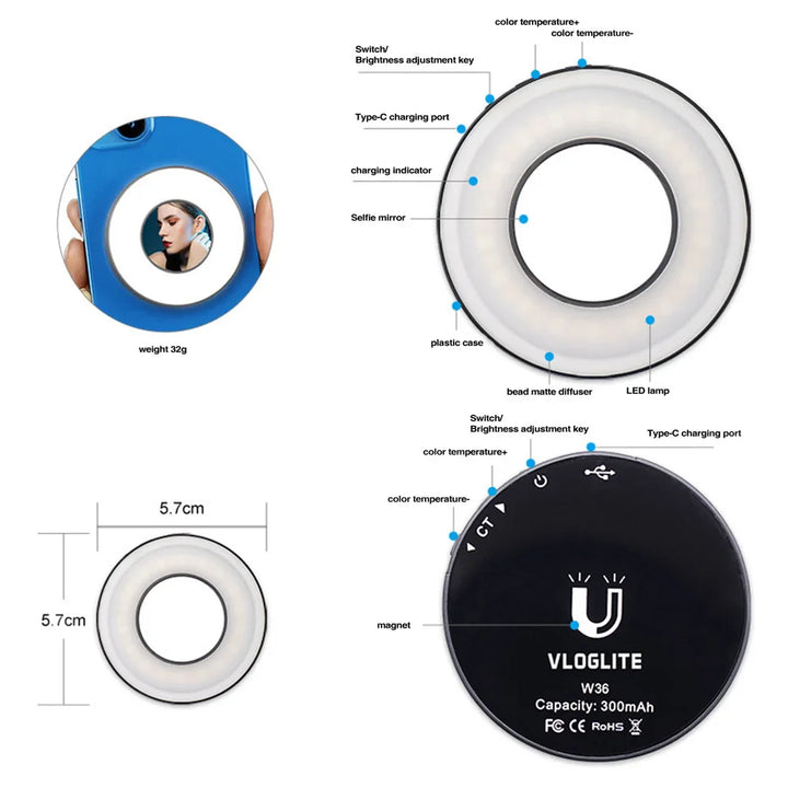 BowLift | Magnetic Portable Fill Light