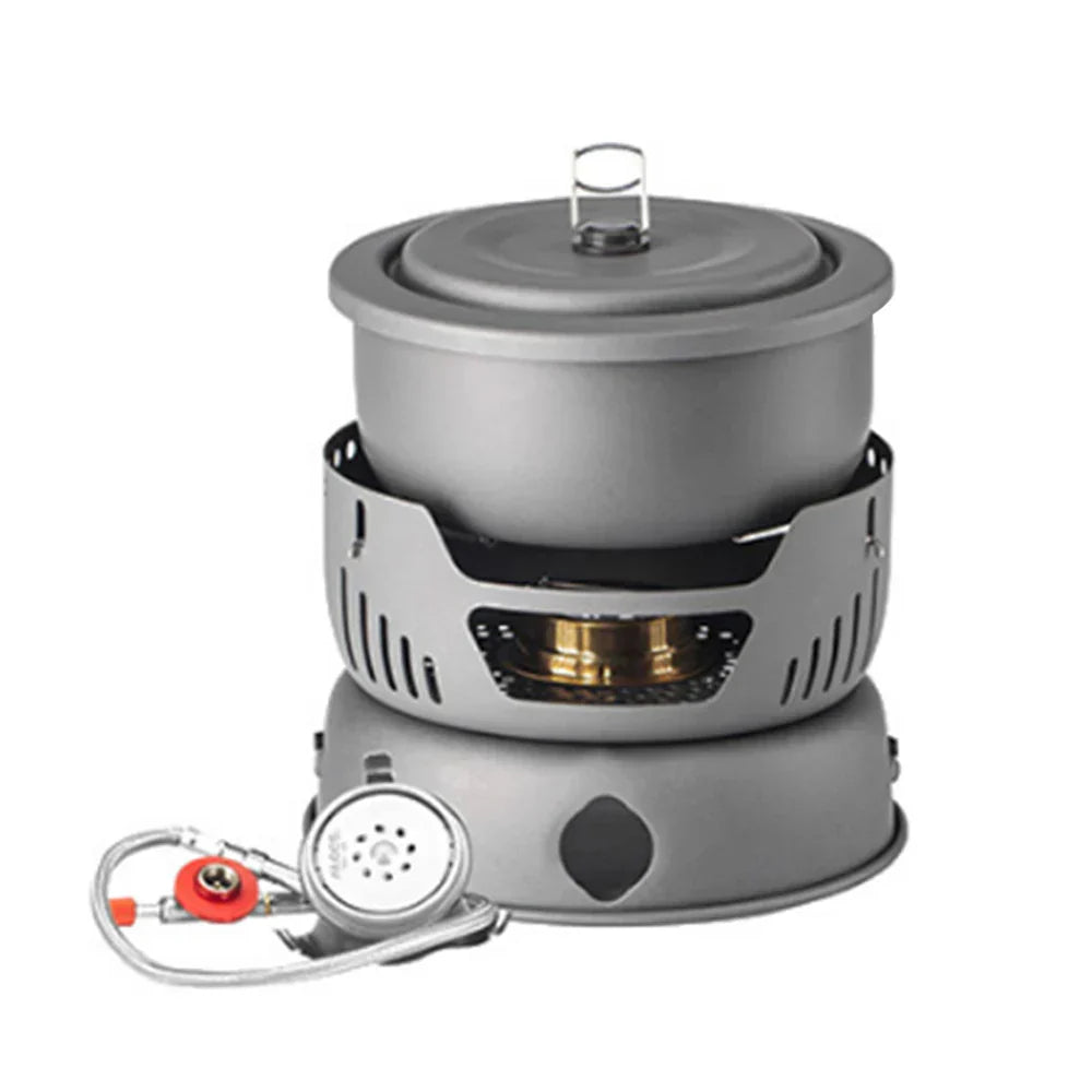 BowLift | Portable Outdoor Cookware Set – Lightweight Camping Cooking Gear with Windshield