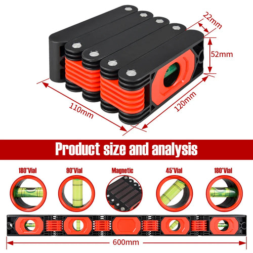 BowLift | Magnetic Foldable Level Ruler
