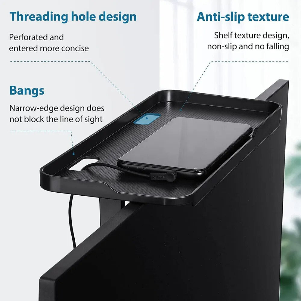 BowLift | Sleek Shelf Over-Screen Monitor Organizer Rack