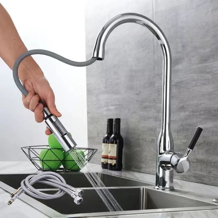 BowLift | PureFlow - Kitchen Tap with Retractable Hand Shower