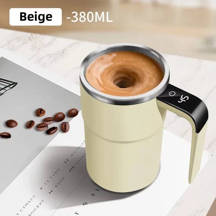 BowLift | Digital Temperature Display Self Stirring Coffee Mug