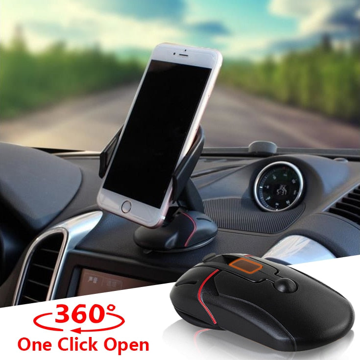 BowLift | 360 Rotating Foldable Car Dashboard Phone Holder