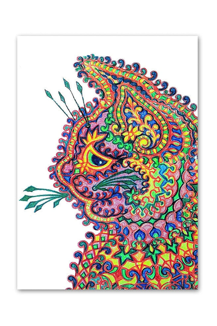 Wain Cats Psychedelic Poster | Bowlift
