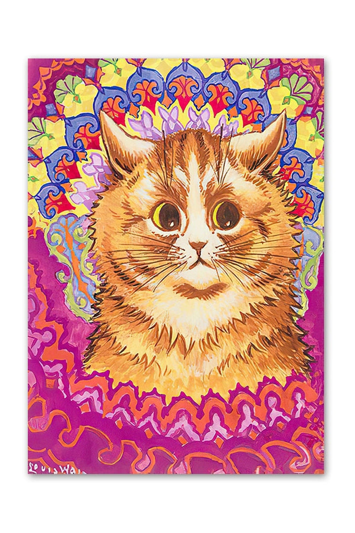 Wain Cats Psychedelic Poster | Bowlift