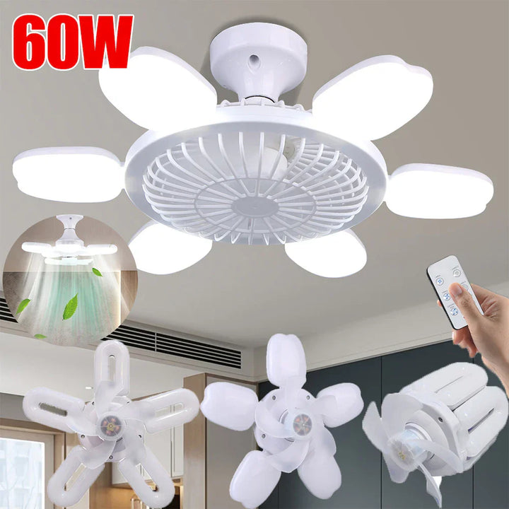 BowLift | Silent Adjustable Remote Control Ceiling Foldable Fan Lamp
