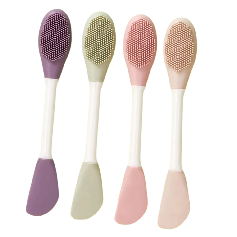 BowLift | Double Head Silicone Face Mask Brush and Facial Pore Cleaner