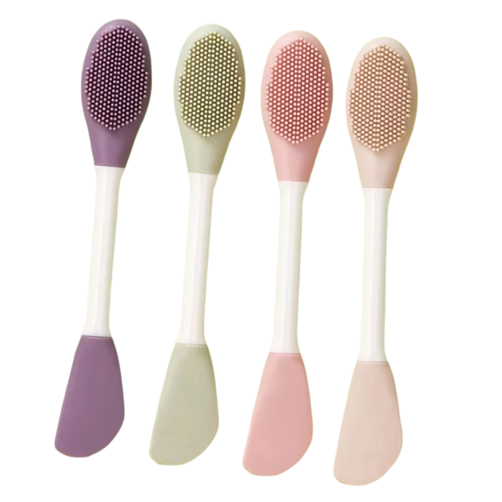 BowLift | Double Head Silicone Face Mask Brush and Facial Pore Cleaner