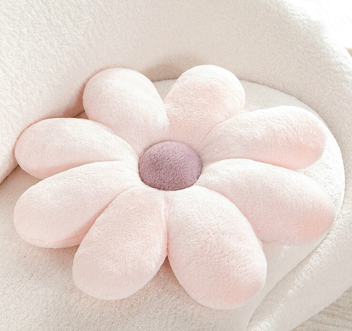 Fluffy Daisy Cushion - Pastel | Bowlift