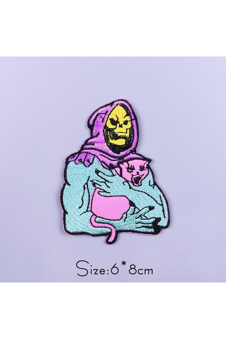 Punk Style Embroidered Patches | Bowlift