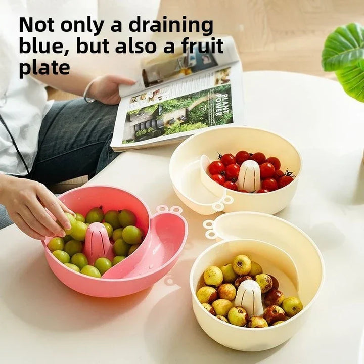 BowLift | Spiral Flow Fruit Vegetable Cleaning Drainer Bowl