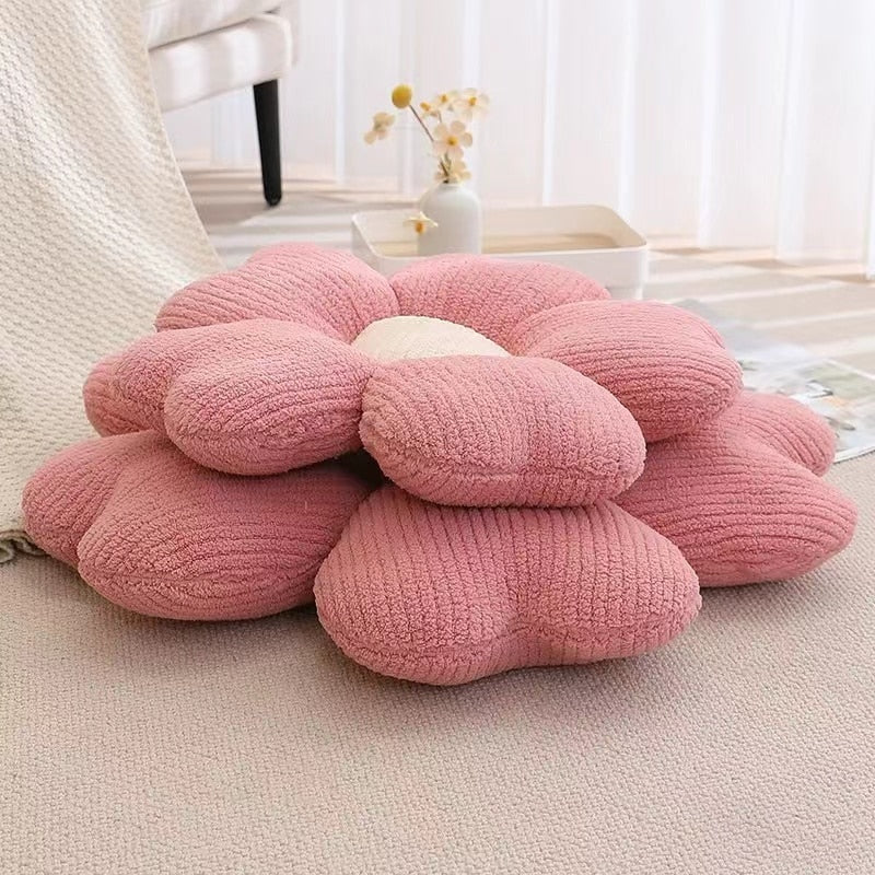 BowLift | Fluffy Clover Flowers Pillow