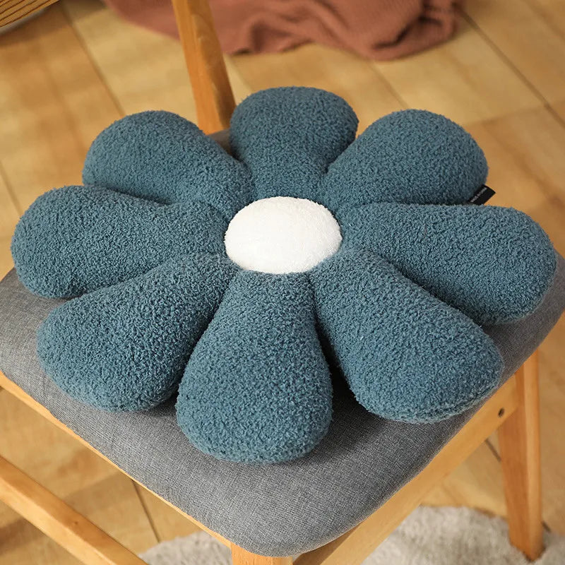 Boucle Plush Flower Cushion | Bowlift