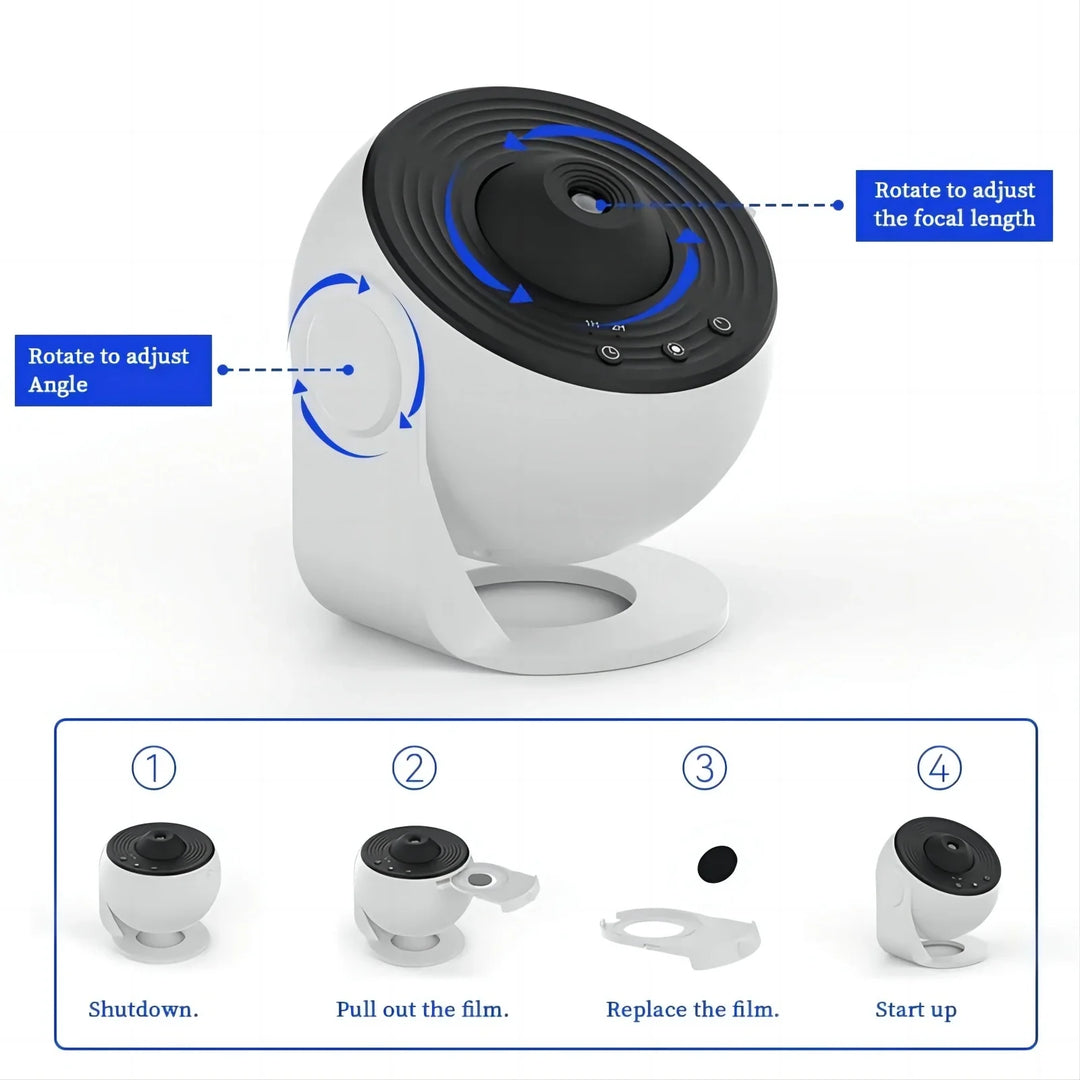 BowLift | 360° Rotate Planetarium Projector Night Lamp
