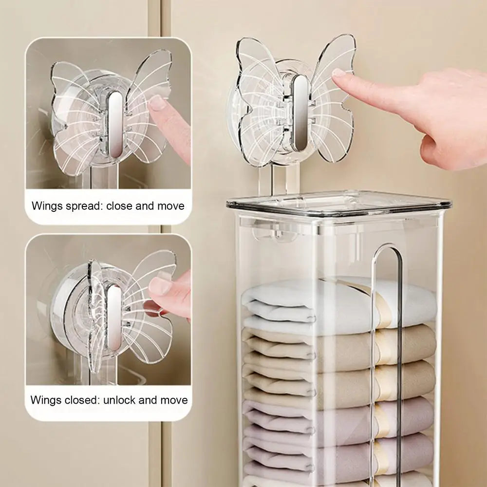 BowLift | Transparent Multifunctional Wall-Mounted Sock Organizer