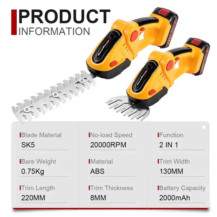BowLift | Rapid Trim Cordless Powerful Handheld Mower Tool