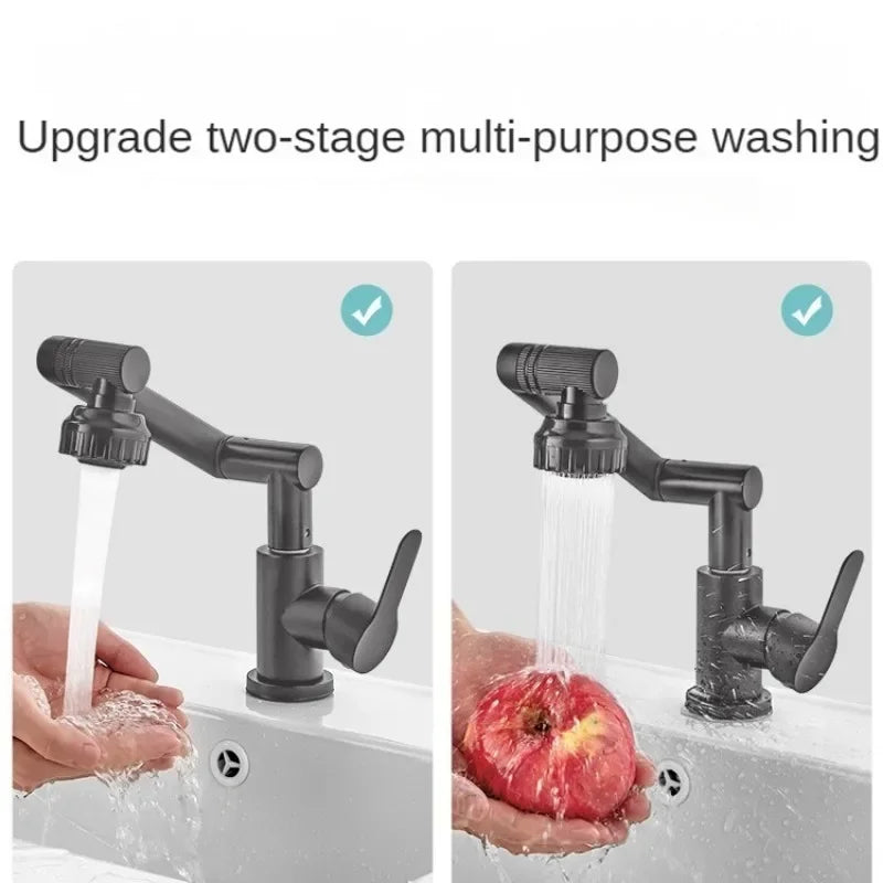 BowLift | Splash-Proof Mechanical Universal Rotatable Arm Faucet