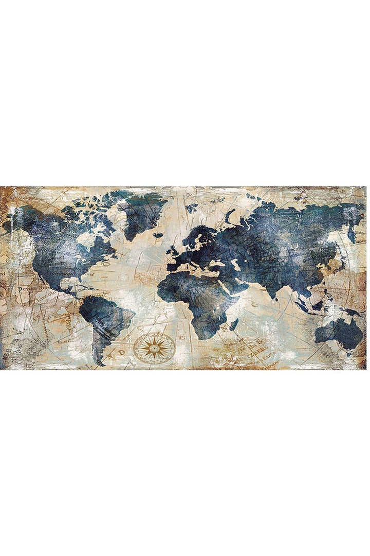 Akademia World Map Canvas | Bowlift