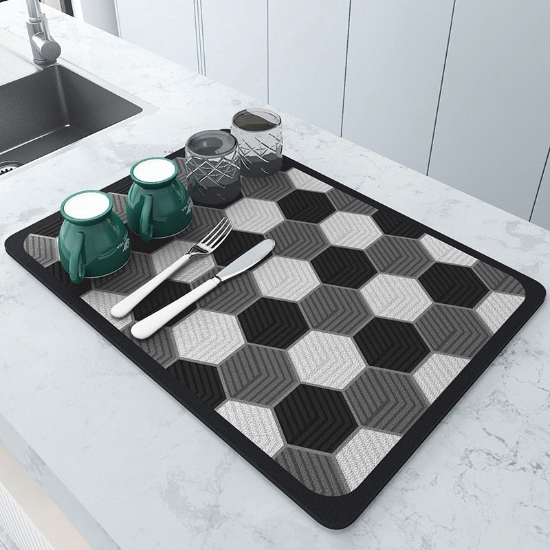 AbsorpTowel Mat - Antislip, Ultra-absorbing and Stylish Bowlift