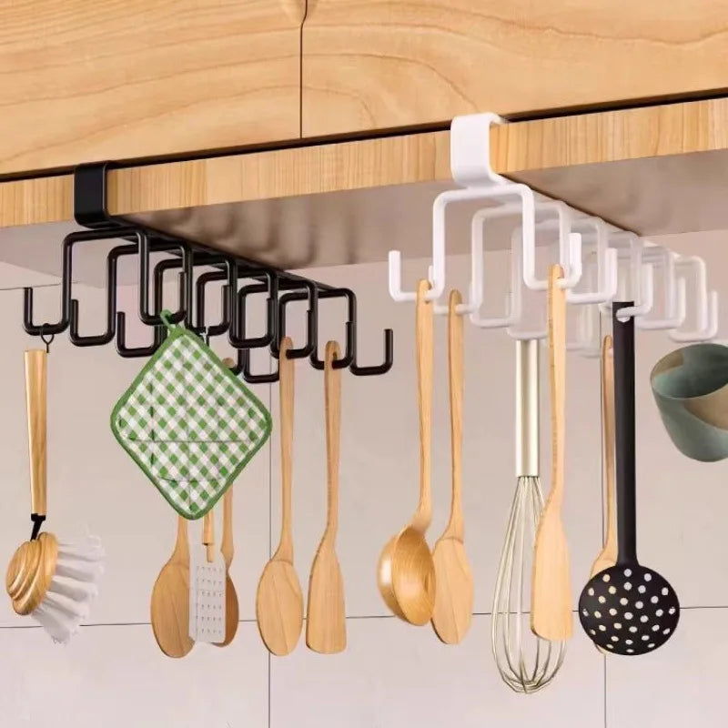 BowLift | Ferrosa Iron Hooks for Kitchen Cabinet | Wall Shelf & Coat Hooks | Space-saving & Load-bearing