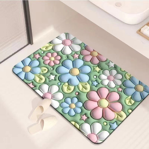 BowLift | Non-Slip Cartoon Colorful Fun Quick Water Absorbent Mat