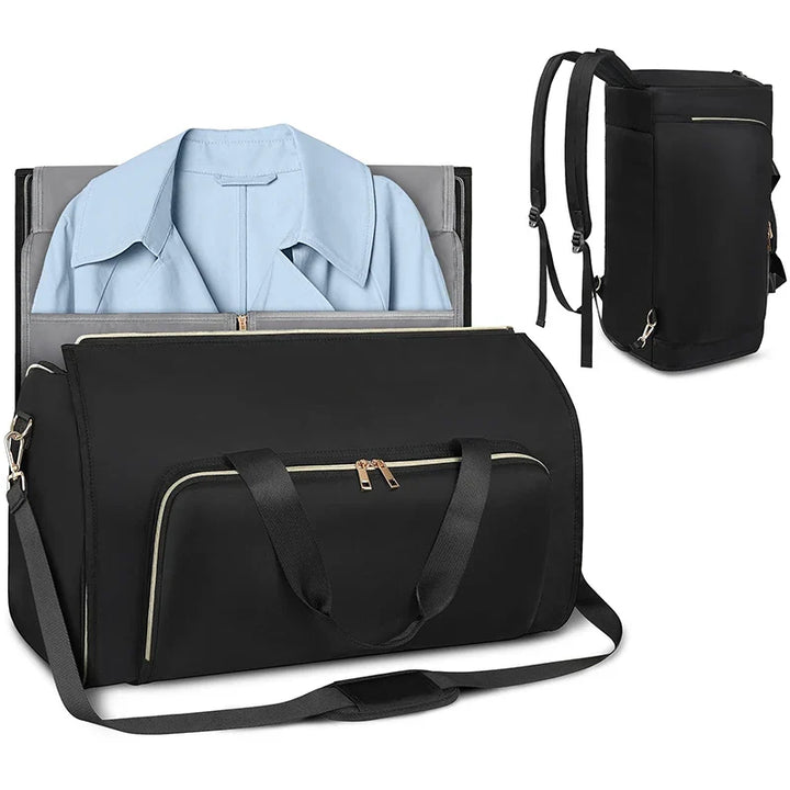 BowLift | Voyatura FlexPack | Foldable Travel Bag with Suit Compartment | 53 L | 3-in-1 Backpack, Shoulder Bag & Duffel Bag