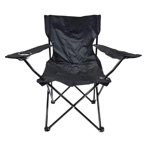 BowLift | Portable Folding Camping Chair with Armrest, Backrest & Cup Holder