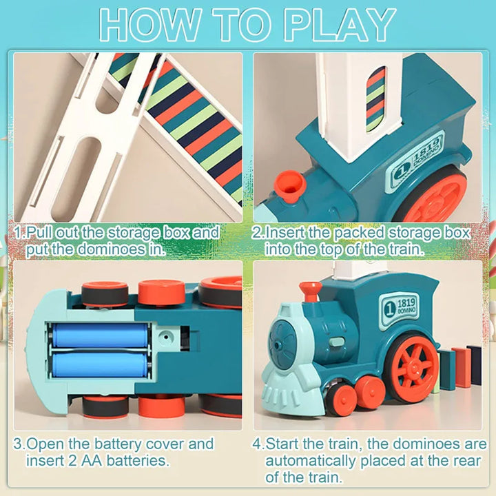 BowLift | Kids Automatic Laying Domino Train