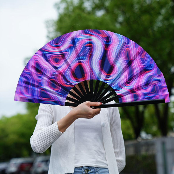 BowLift | Reflective Japanese Style Folding Hand Fan