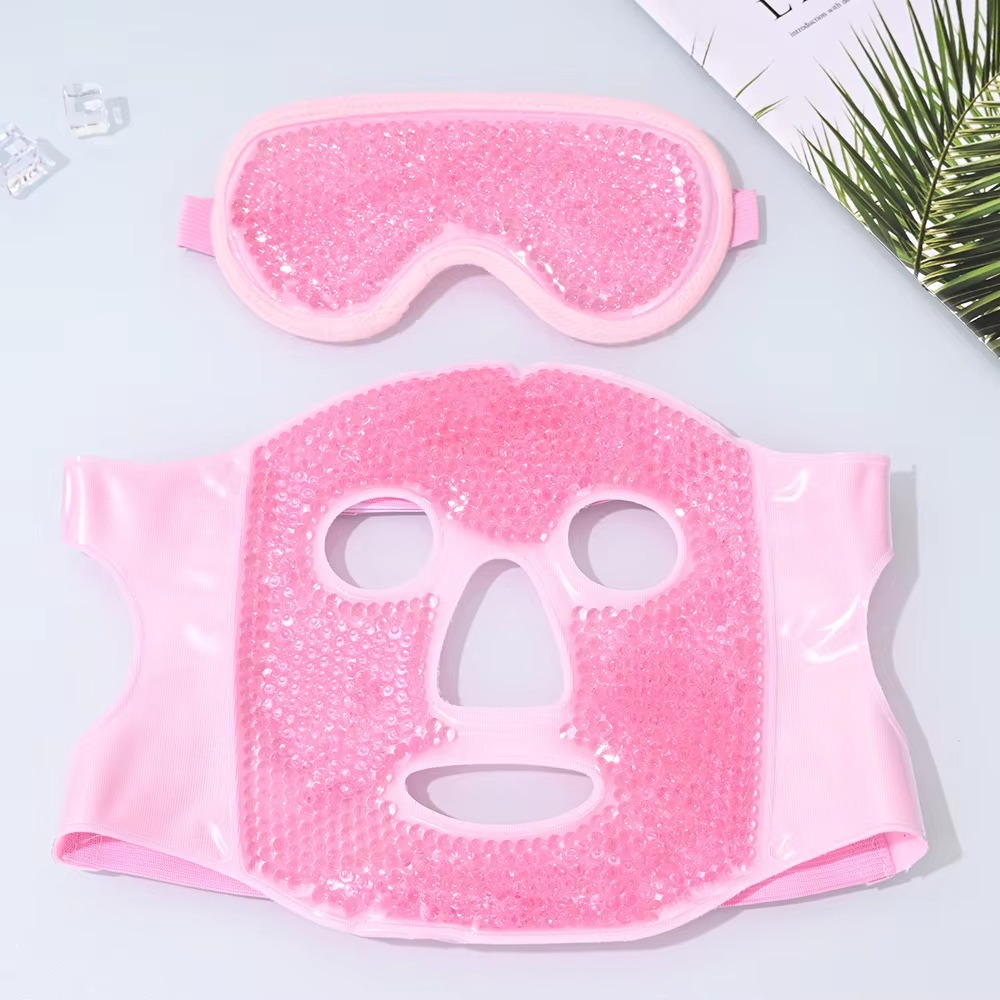 BowLift | Cold and Hot Therapy Full Face Gel Bead Mask with Eye Compress