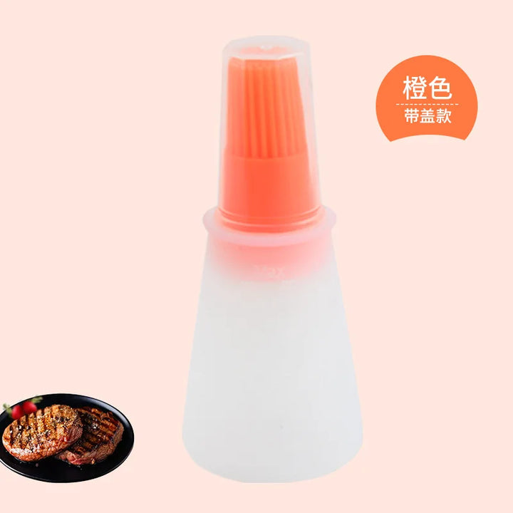 BowLift | OilMaster Silicone Oil Bottle | With Brush & Dispenser | Leak-proof & Reusable