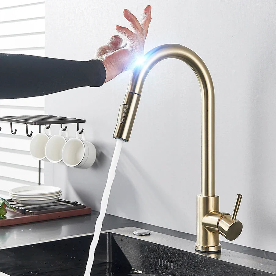 BowLift | Pull-out Kitchen Faucet with Touch Control and Sensor Function