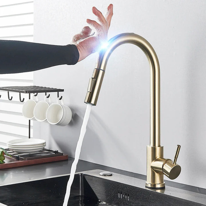 BowLift | Pull-out Kitchen Faucet with Touch Control and Sensor Function